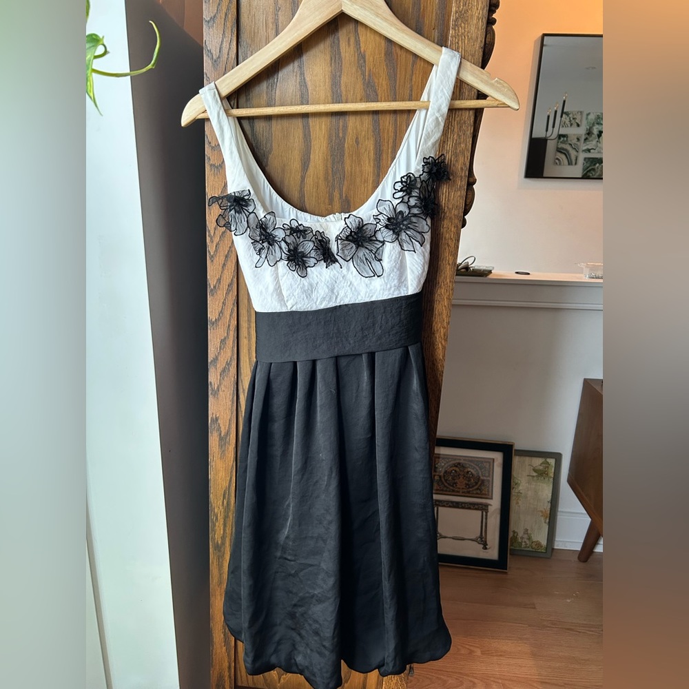 X:S Brand Black & White Dress Made in Canada